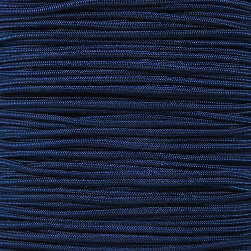 Paracord Planet 275lb Paracord – 3/32 Inch (2.38 mm) Nylon Crafting Cord with 5 Strand Inner Core – Midnight Blue (10 ft)