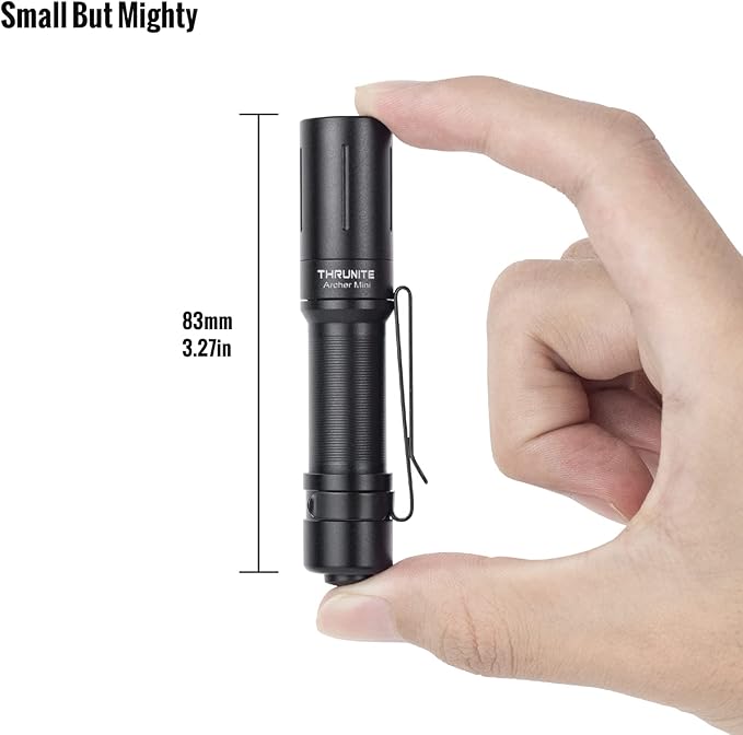 ThruNite Archer Mini Pocket EDC Pen Flashlight, USB-C Rechargeable Mini LED Flashlights, 405 Lumens Slim Pen Light with Clip for Inspection - Cool White(2PCS)