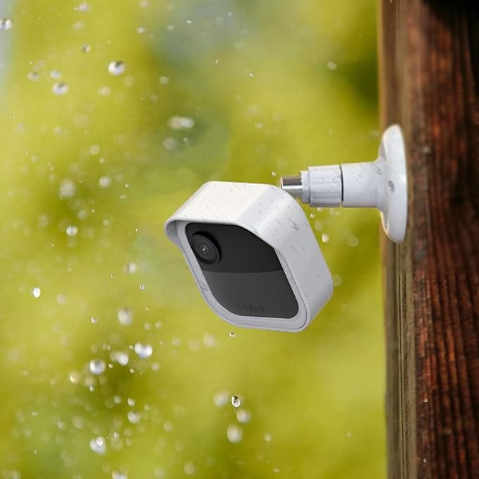 Wall Mount for Blink Outdoor 4th Gen and 3rd Gen, 4 Pack Weatherproof Protective Housing and 360 Degree Adjustable Mounting with Sync Module Mount (Blink Camera Not Included, White)