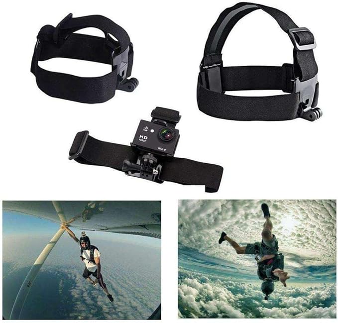 Navitech 18-in-1 Action Camera Accessories Combo Kit with EVA Case - Compatible with GOOKAM Action Camera 4K