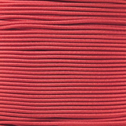 Paracord Planet 1/8-Inch Shock Cord for Replacements, Repairs, and Outdoors – Imperial Red (50 ft)