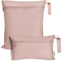 haakaa Waterproof Wet Bags for Baby Wet Dry Bags for Cloth Diaper, Swimsuit & Travel, 2pcs, Blush