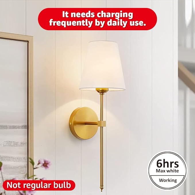 BLUEYE Rechargeable Light Bulbs,2Pack,10W,Remote Control,Soft Warm 2700K-6000K,50W Equivalent,450Lumens,E26 Detachable Charging,Battery Operated Emergency Lamp for No Outlet