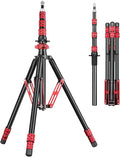 FreeSea Light Stand with Storage Bag, 87.4 inch/2.22m Aluminium Photography Tripod for Reflectors, Softboxes, Flash, Strobe Lights, Umbrellas, Compact Lightweight Light Tripod