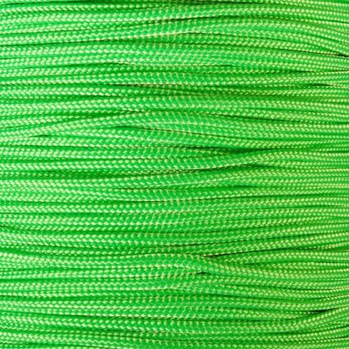 Paracord Planet 325 Paracord – 3 mm Type II Nylon Parachute Cord with 3 Inner Strands (Neon Green, 250ft)