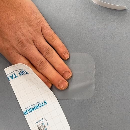 Stormsure Flexible Repair Adhesive (15g) - Clear + TUFF Tape Repair Tape (0.5m) - Waterproof and Durable Repair Bundle