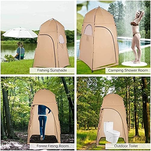 Changing Room Privacy Tent, Instant Portable Outdoor Shower Room, Camp Toilet, Foldable Rain Shelter for Camping & Beach – Lightweight & Sturdy, Easy Set Up with Carrying Bag - Image 5