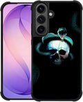 for Samsung Galaxy S26 Case,Graphic Design for Girl Boy Soft Silicone Hard Acrylic Shock Protection Designed for Samsung Galaxy S26 Skeleton Winding Snake Pattern