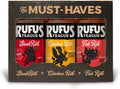 Rufus Teague Dry Rub Must-Haves Variety Pack, BBQ Seasoning Set, 3-Pack by RufusTeague