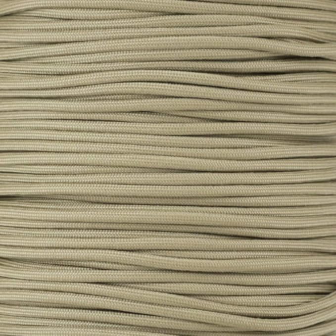 Paracord Planet Solid Color 550lb Paracord – 7 Strand Type III Nylon Cord for Indoor and Outdoor Tasks – Tan 499 (1,000 ft)