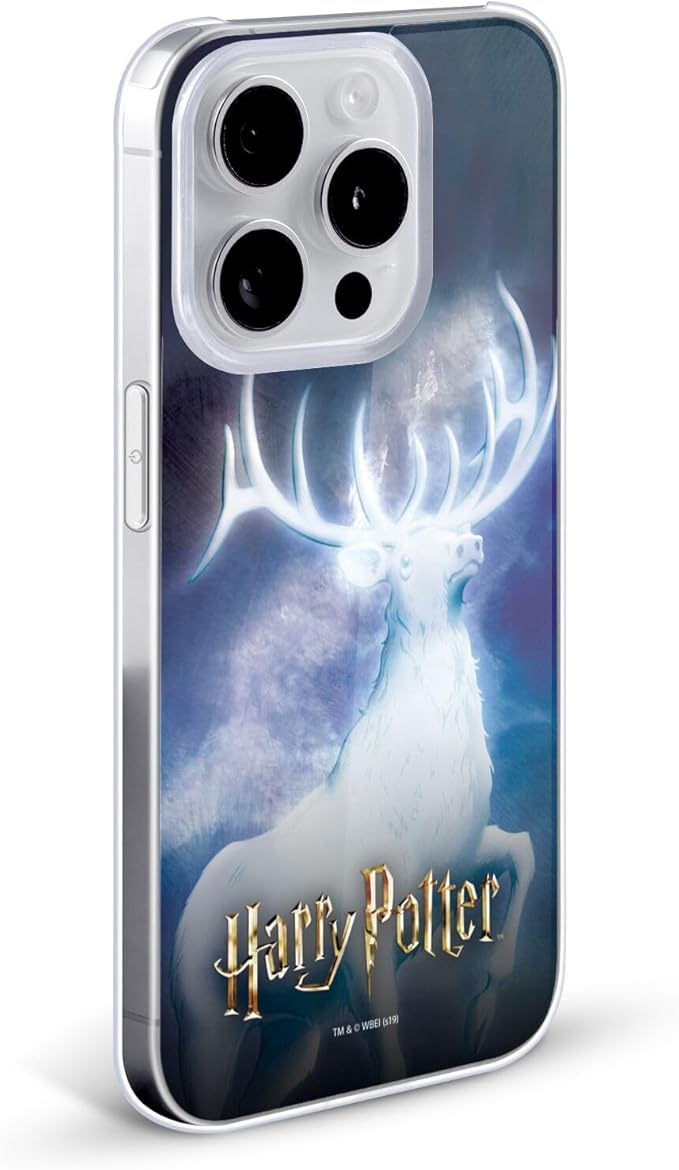 Head Case Designs Officially Licensed Harry Potter Stag Patronus Prisoner of Azkaban II Hard Back Case Compatible with Apple iPhone 13 Pro Max