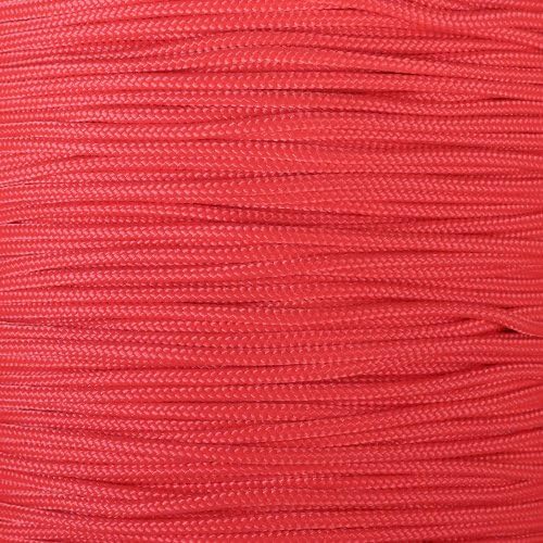 Paracord Planet 325 Paracord – 3 mm Type II Nylon Parachute Cord with 3 Inner Strands (Scarlet Red, 10 ft)