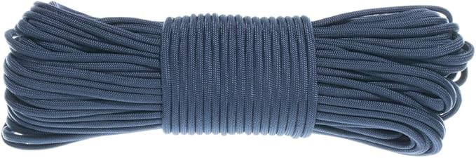 Paracord Planet Solid Color 550lb Paracord – 7 Strand Type III Nylon Cord for Indoor and Outdoor Tasks – FS Navy Blue (1,000 ft)