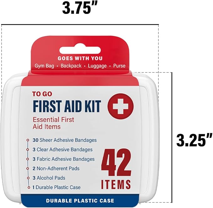 DecorRack 1000 Piece First Aid Kit, 24 Individual Boxes of 42 Items Each, First Aid Kits for Minor Cuts, Scrapes, Travel, Car, Home, Work, Field Trips or Camping (1000pcs, 24 Pack)