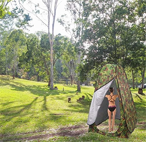 HongK- Privacy Tent- Pop Up Instant Tent Rain Shelter Tent Shower Toilet Bathroom Portable Changing Room For Beach Hiking Camping Outdoor Use In Camo (3 Colors Available) [P/N: ET-OUTDOOR005-CAMOU] - Image 3