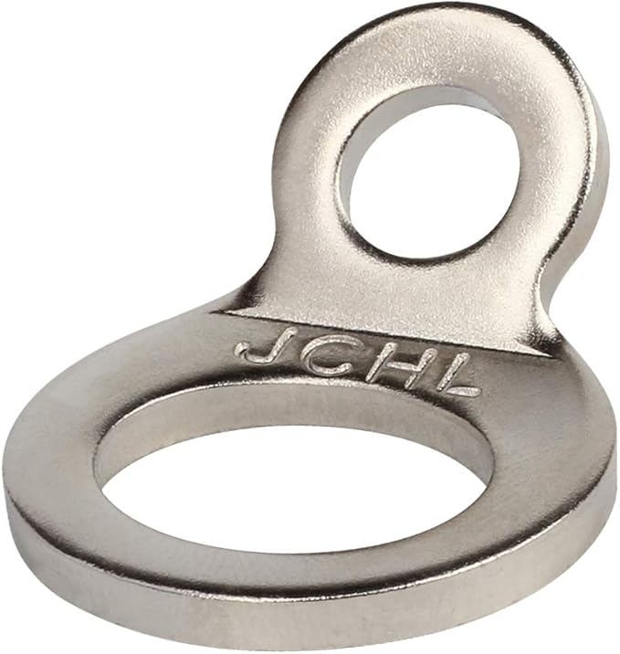 Stainless Steel Multi-Purpose Tie-Down Anchors Hooks Dirt Bike Tie Down Strap Rings for Motorcycle Dirtbike ATV Trailer Truck Rosa-Gold (4-Pack)
