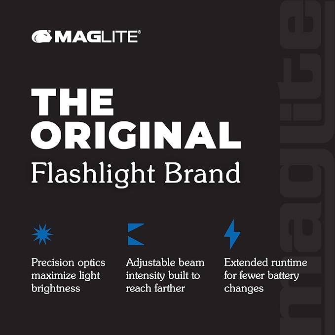 Maglite ML25LT-S2095: Ml25Lt 2 Cell C Led Flashlight Gray
