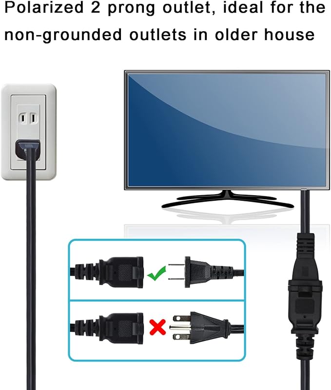 3 Ft Extension Cord,2-Pack Short Power Cord Black,US Male/Female Power Cable for NEMA 1-15P to NEMA 1-15R, UL Listed for Christmas Lights,Small Extension Cord