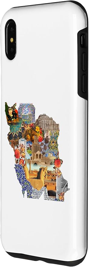 Map of Persian empire, Iran Map Case for iPhone XS Max