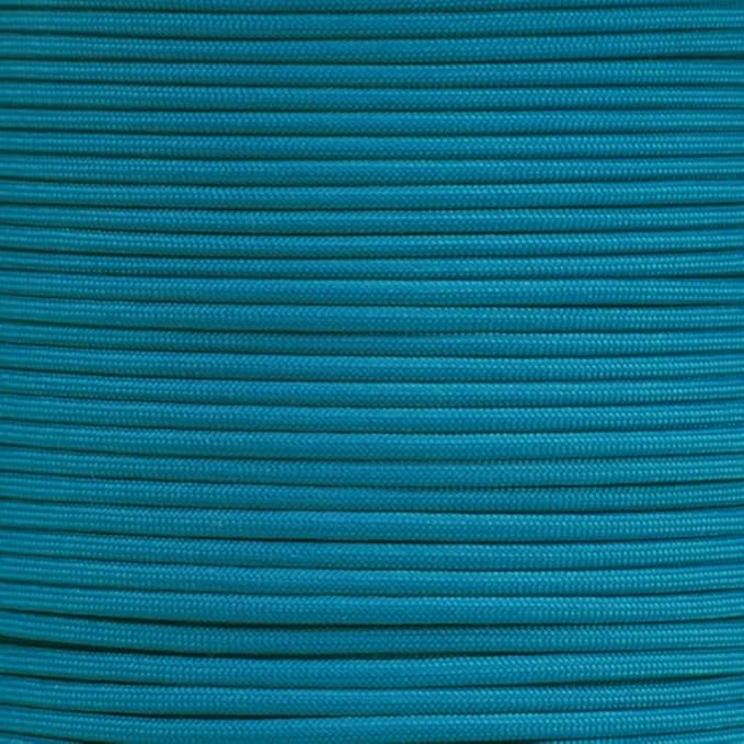 Paracord Planet Solid Color 550lb Paracord – 7 Strand Type III Nylon Cord for Indoor and Outdoor Tasks – Caribbean (25 ft)