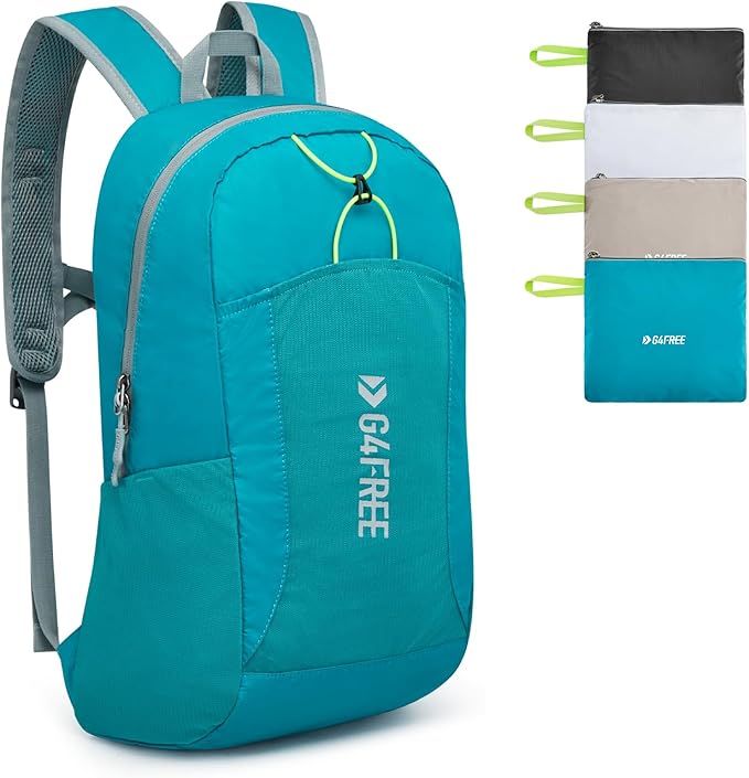 G4Free 24L Lightweight Packable Hiking Backpack Small Sport Travel Daypack Water Resistant for Women Men