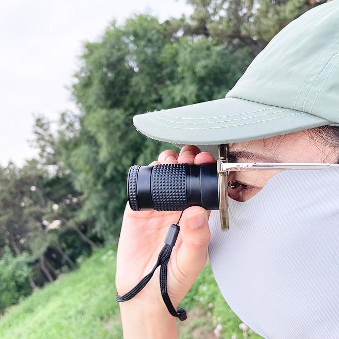 Close-up Monocular Designed for Low Vision Users who are Visually Impaired. Mini-Sized Magnifying Monoculars for Short Distance Viewing (4x12mm-Clean Barrel)