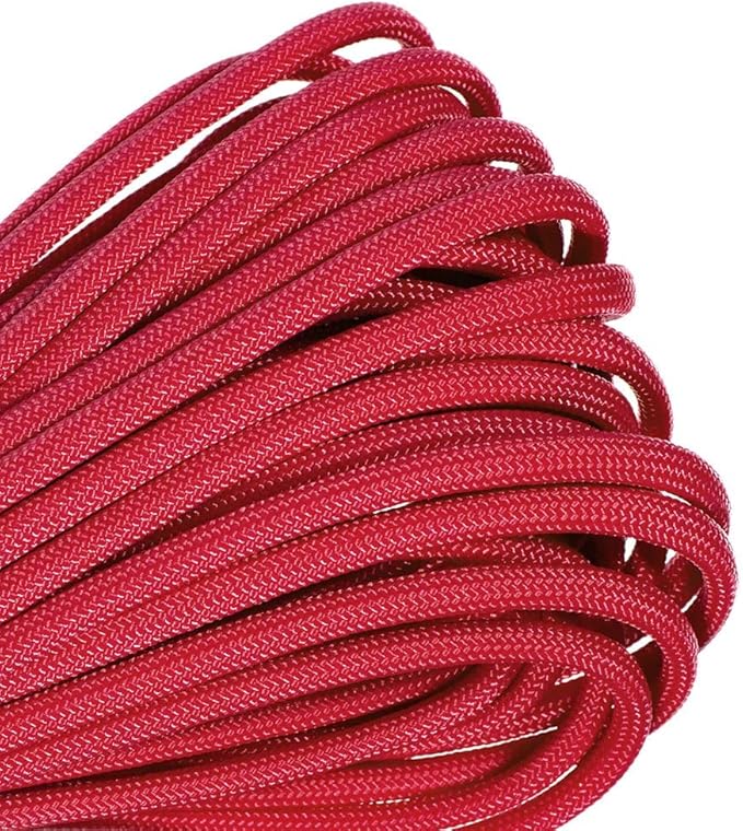 Paracord Planet Solid Color 550lb Paracord – 7 Strand Type III Nylon Cord for Indoor and Outdoor Tasks – Fuchsia (50 ft)