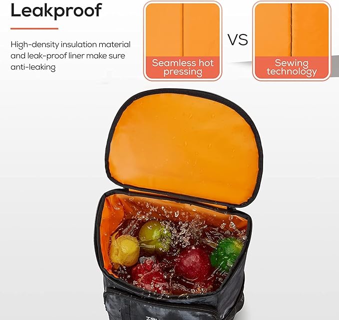 TOURIT Cooler Backpack Lightweight Insulated Backpack Cooler Leak-Proof for Men and Women, Sports Fan Coolers