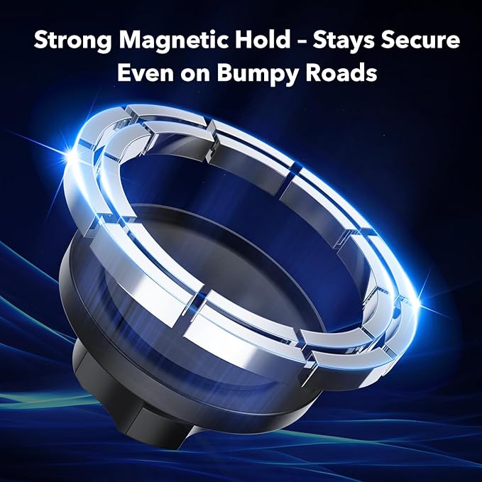 1-Inch B Size Ball Magnetic Phone Mount – Compatible with RAM Bases, Strong Magnet Car Holder for MagSafe and Metal Plate Phones, Dashboard Installation