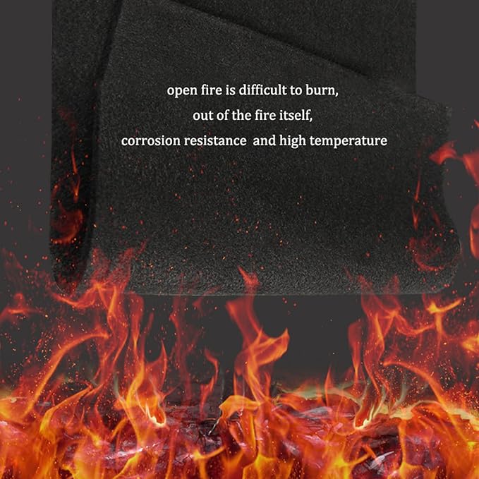 30cm*30cm Welding Blanket Fireproof Mat Anti Fire Pad Heat Insulation Carbon Felt Ground Table Flame Retardant Protective Pad