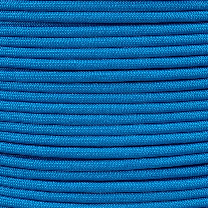 Paracord Planet 95lb Paracord – 1 Strand Type I Parachute Cord for Outdoors and DIY – Colonial Blue (10 ft)