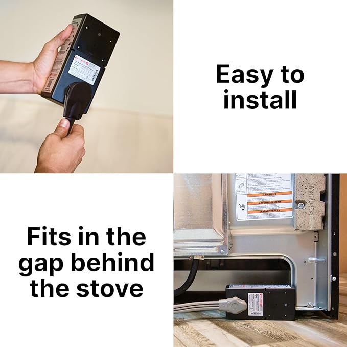 FireAvert - Electric Auto Stove Shut-Off Safety Device (3 or 4 Prong) - As Seen On Shark Tank (4-Prong)
