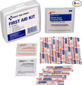 First Aid Only PhysiciansCare On-The-Go Emergency First Aid Kit for Home, Work, and Travel, 13 Pieces (Antiseptic Wipes, Sting Relief Wipes, Gauze Pads, Bandages) (Pack of 6)