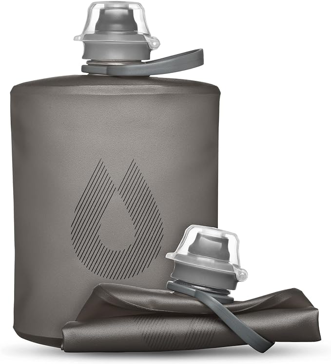 HydraPak Stow Collapsible Water Bottle – 350ml, 500ml, 1L – Ultralight, Leak-Proof, BPA-Free, Filter Compatible Travel & Hiking Flask