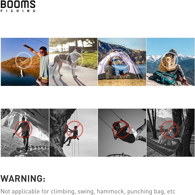 Booms Fishing CC2 Carabiner Clip, 2.3" Small Carabiner Keychain, Multi-use Aluminium D Ring Caribeener Clips