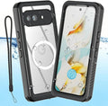 AICase for Google Pixel 9a Case Waterproof Clear with MagSafe Snowproof,Dustproof and Shockproof,IP68 Certified Real 360 Full Body Protection Water Proof Underwater Cover for Google Pixel 9a 6.3" 2025