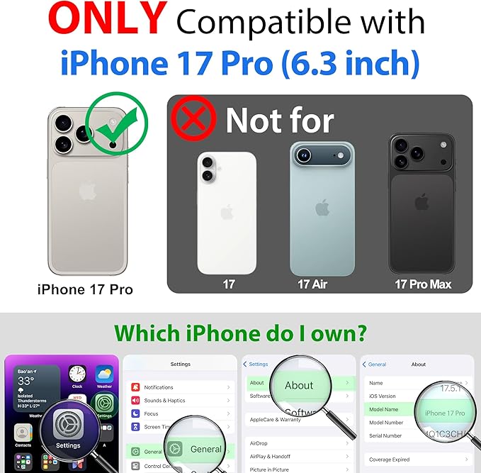 SPORTLINK for iPhone 17 Pro Case - IP68 Waterproof Military Protective Full Body Heavy Duty Shockproof 360 Sealed Dustproof with Camera Screen Protector Phone Cover for iPhone 17 Pro 6.3" Blue
