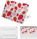 Protective Case for MacBook Pro 13 inch Retina 2015-2012 Release (Model A1502 A1425),13.3" Pretty Prints Hardshell Cover & Keyboard Cover for Laptop Pro 13.3",Funny Strawberry
