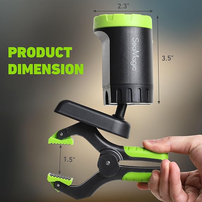 2-Pack Rechargeable LED Work Lights, 360-Degree Adjustable Spotlights with Magnetic Base, Clamp Lights for Barbecue, Workshop, Construction Site, Car Repairing and Home Using