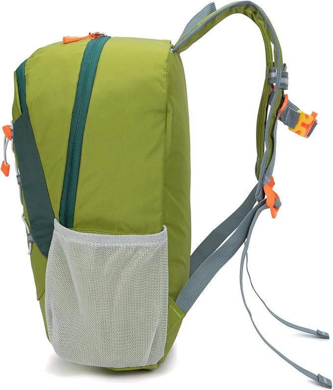 IVYGREEN Little Kids Hiking Backpack for Boys or Girls, Small Daypack for Camping or Travel (Armygreen, Small)