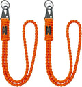 DDOUT Heavy Duty Paracord Lanyard 550 Paracord Braided Keychain for ID Badges, Camera, Whistle, Traveling, Outdoor Activities
