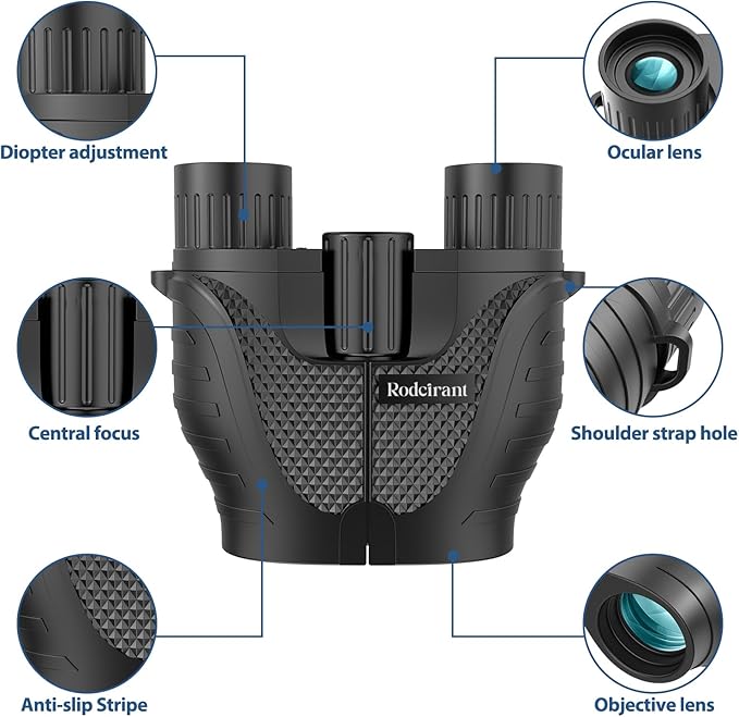 Binoculars 15x25 for Adults,High Powered Easy Focus Binoculars with Low Light Vision for Bird Watching,Travel and Concerts,Sightseeing and Sport Games