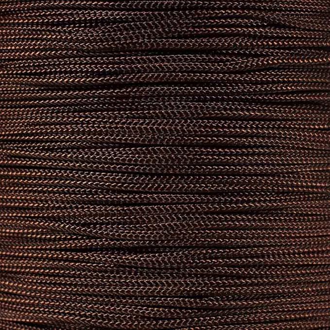 Paracord Planet 95lb Paracord – 1 Strand Type I Parachute Cord for Outdoors and DIY – Walnut (25 ft)