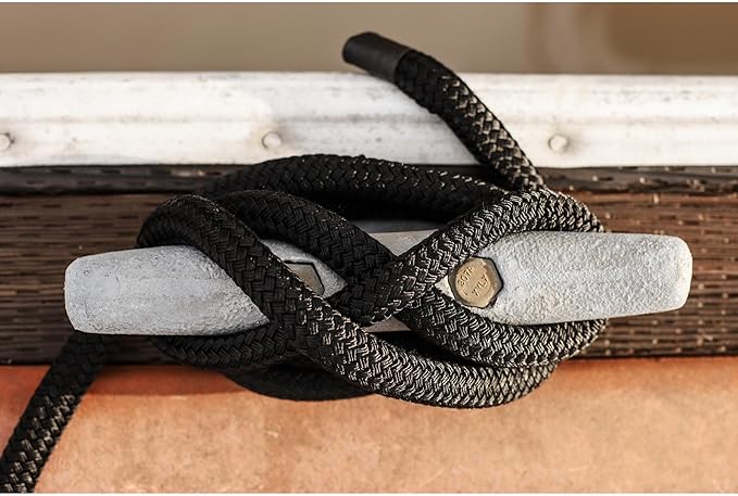 CDL3830BK, Dock Line, 3/8" Diameter - 30' Length, Double Braid, Black