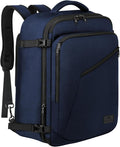 MATEIN Backpack for Travel, 27L Water Resistant Carry on Backpack Fits Overhead Bin, Convertible Work Daypack with 2 Handles, Hiking Daypack for Outdoor Sport,Travel Gifts for Men Women, Blue