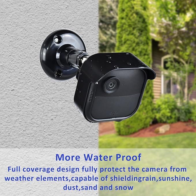 GoHonor All New Blink Outdoor 4th Gen Camera Mounting Brackets,3 Pack Weatherproof Protective Housing and 360 Degree Adjustable with Sync Module Wall Mount (Blink Camera is Not Included)
