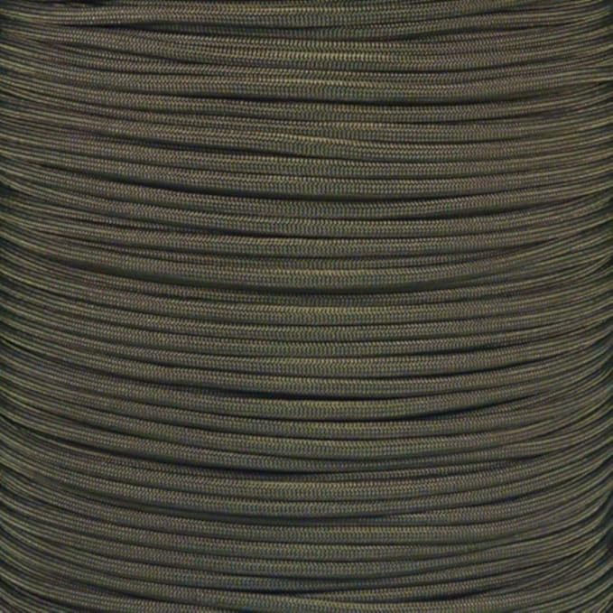 Paracord Planet Solid Color 550lb Paracord – 7 Strand Type III Nylon Cord for Indoor and Outdoor Tasks – Olive Drab (50 ft)