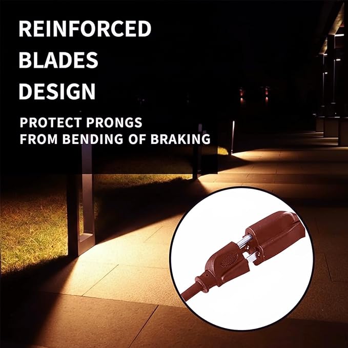 30FT Brown Outdoor Extension Cord-16/3 SJTW Durable Extension Cord for Christmas Lights with 3 Prong Grounded Plug, Great for Outside Christmas Decorations