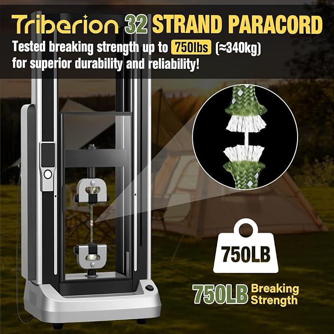 Reflective Paracord Rope 750 lb - 200ft 5/32" Parachute Cord 4MM 12-Strand para Cord - Heavy Duty Spool String for Survival,Camping Gear, Survival Bracelet, Clothesline - Army Green