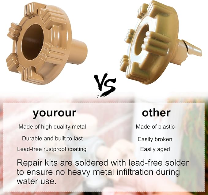 RK-14MH Repair Kit Metal Handle,Outside Faucet,Compatible with Woodford Model 14,Model 18